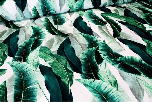 Behúň na stôl zelené palmové lístie MIGD949-3 Farba Viacfarebná Rozmery 40x110 cm