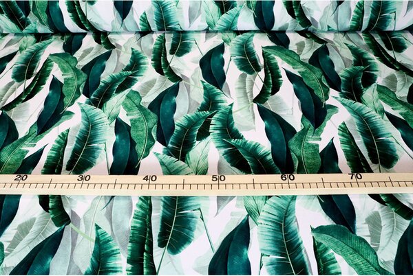 Behúň na stôl zelené palmové lístie MIGD949-3 Farba Viacfarebná Rozmery 40x110 cm