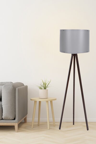 ASIR Stojacia lampa 103 sivá orech