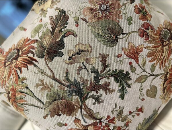 Jesenná gobelínová obliečka na vankúš s vintage motívom Eden 5015 Farba Viacfarebná Rozmery 42x42 cm