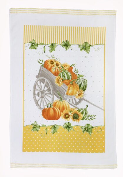 Kuchynská dekoračná utierka Tekvice 50x70 cm Farba Viacfarebná Rozmery 50x70 cm