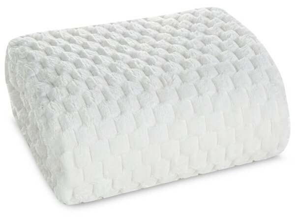 Deka Cindy6 s 3D efektom biela Farba Biela Rozmery 70x160 cm