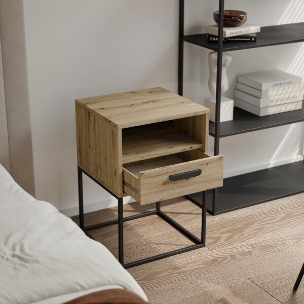 Nočný stolík FLAVIA dub artisan
