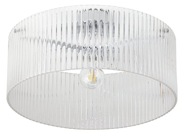 Stropné Lampa Lucande, Meritt, stmievateľné, Transparentná, Obývacia izba, Sklo, Moderný