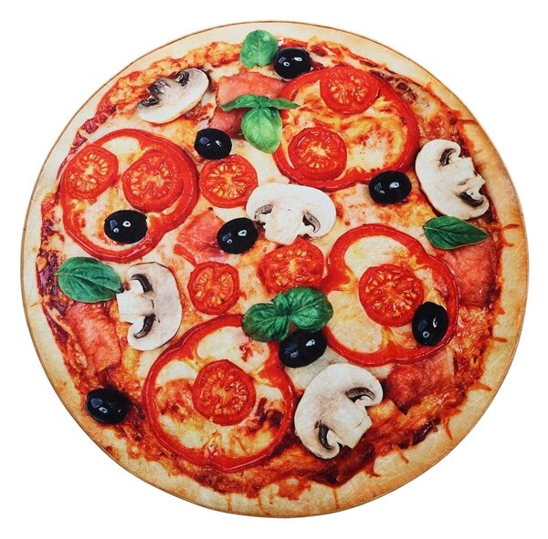 Ayyildiz koberce Kusový koberec Pizza - 150x150 (priemer) kruh cm