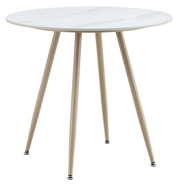 Záhradný stôl MELODY 80 cm - biela