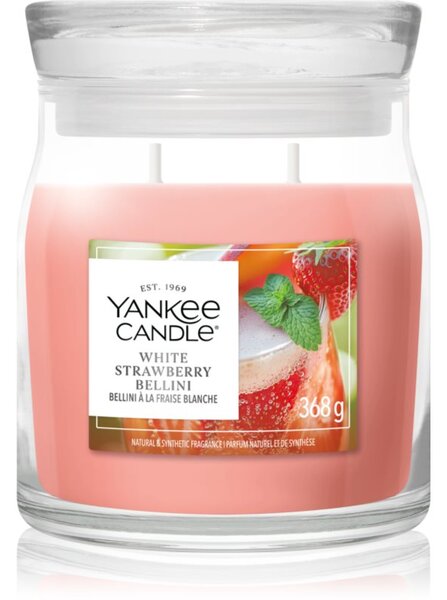 Yankee Candle White Strawberry Bellini vonná sviečka 368 g