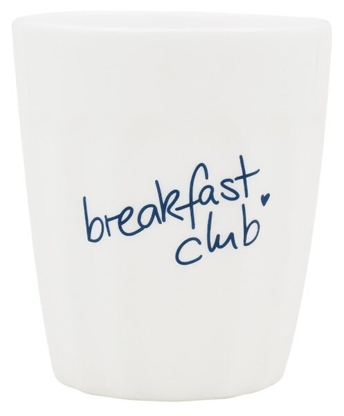 Porcelánový hrnček Breakfast Club 290 ml – dark blue