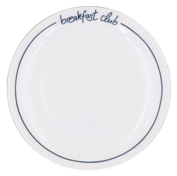 Porcelánový tanier Breakfast Club Ø 20,4 cm – dark blue