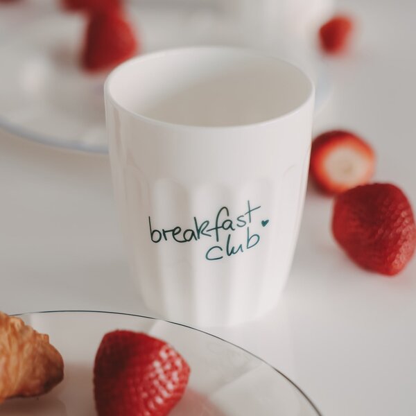 Porcelánový hrnček Breakfast Club 290 ml – green