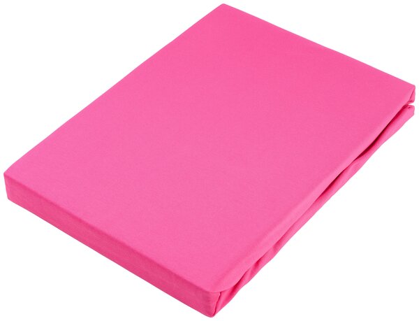 NAPÍNACIA PLACHTA NA BOXSPRIN, džersej, pink, 90/220 cm Novel - Obliečky & plachty