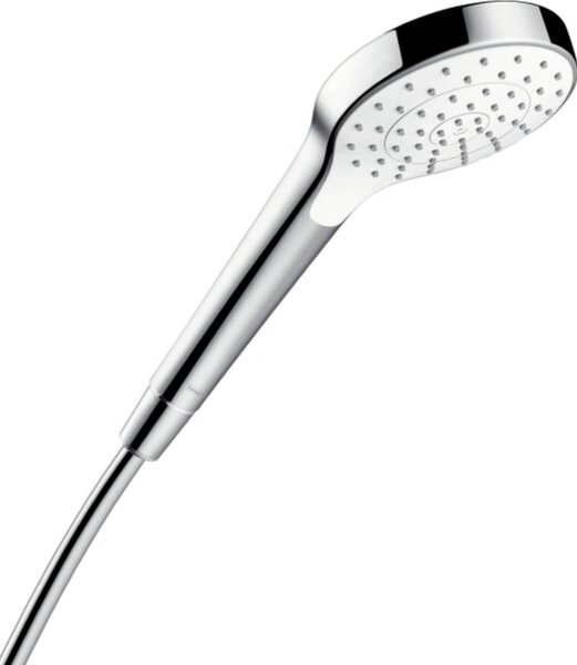 Hansgrohe Croma Select S, Ručná sprchová hlavica, Chróm, Biela, Múr