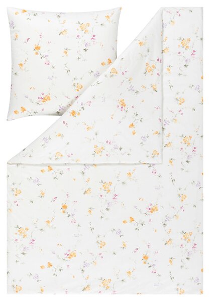 POSTEĽNÁ BIELIZEŇ, interlock džersej, oranžová, 140/200 cm Estella - Obliečky & plachty