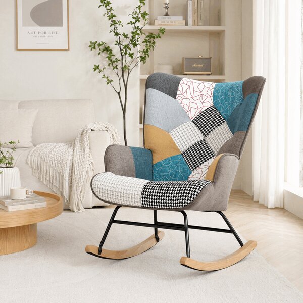 Hojdacie kreslo PATCHWORK 374