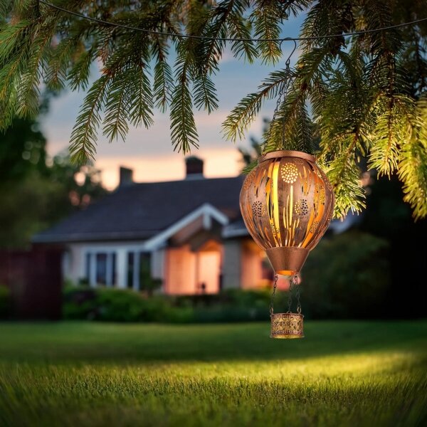 Globo 36140 - LED Závesná solárna dekorácia 12xLED/0,02W/3V IP44 lietajúci balón