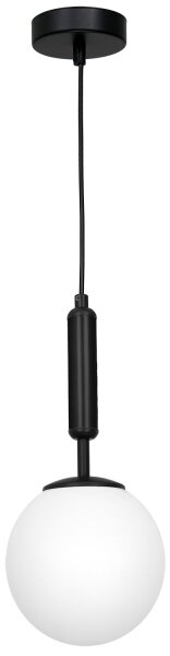 Luster na lanku SPIRA 1xE14/15W/230V čierna