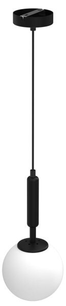 Luster na lanku SPIRA 1xE14/15W/230V čierna