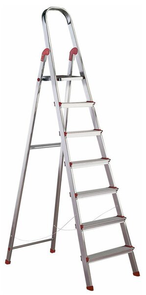 Hliníkové schody Unica - 7 stupňov, hliník
