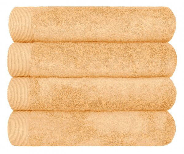 SCAN QUILT MODAL SOFT - uteráky, osušky zlatá Bavlna/modal 30x50 cm