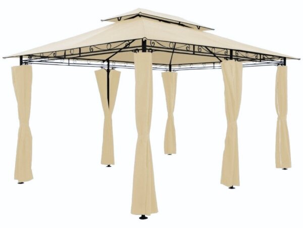 Záhradný altánok Pavilón TOPAS 4x3m - béžová