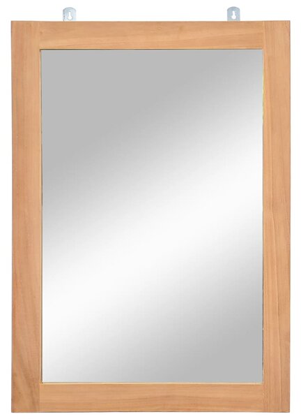 Nástenné zrkadlo z masívneho teakového dreva 50x70 cm