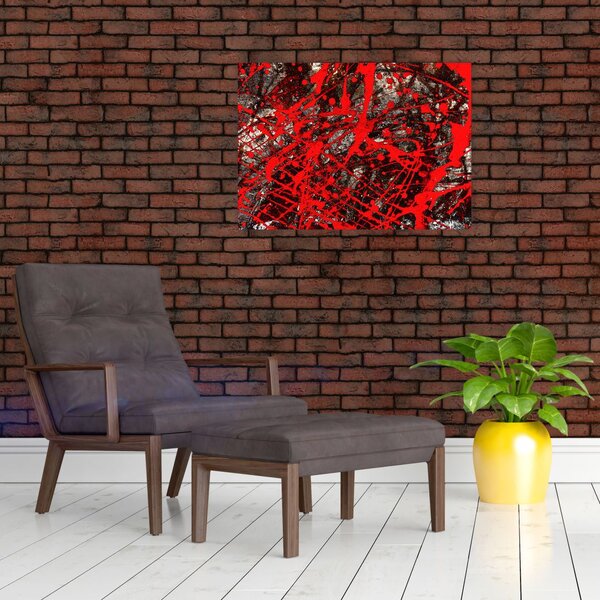 Sklenený obraz - Expresívne abstrakcie (70x50 cm)
