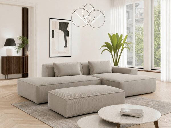 TABURETKA, textil, kompozitné drevo, 105/43/65 cm Livetastic - Kreslá, Online Only