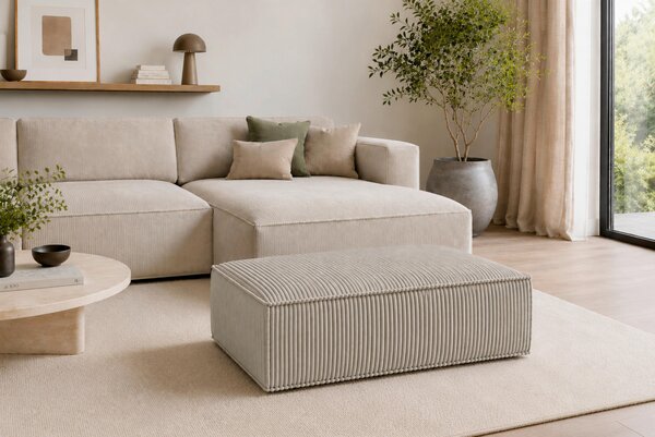 TABURETKA, textil, kompozitné drevo, 105/43/65 cm Livetastic - Kreslá, Online Only