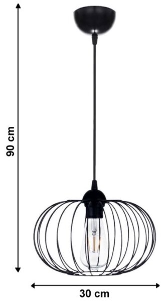 Luster na lanku BOCCA 1xE27/60W/230V