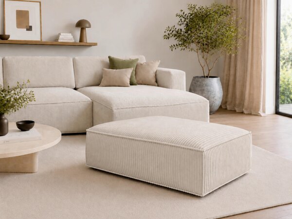TABURETKA, textil, kompozitné drevo, 105/43/65 cm Livetastic - Kreslá, Online Only