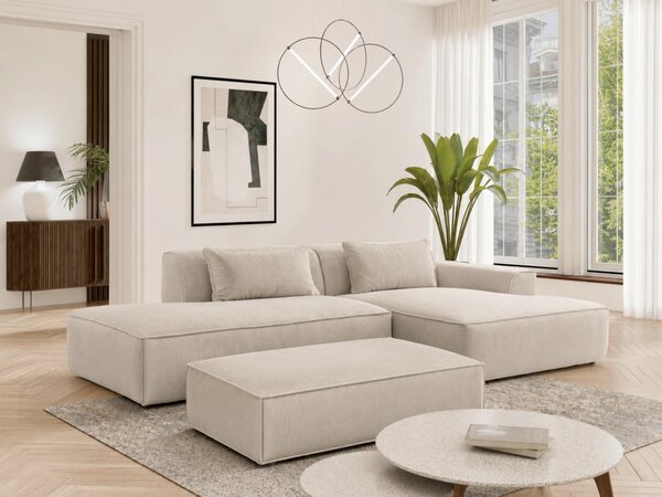 TABURETKA, textil, kompozitné drevo, 105/43/65 cm Livetastic - Kreslá, Online Only