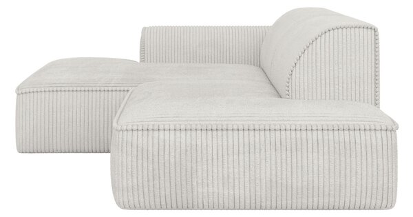 ROHOVÁ SEDAČKA, plast, textil, kompozitné drevo, béžová Livetastic - Sedačky, Online Only