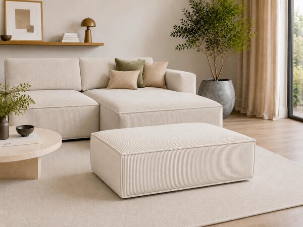 TABURETKA, textil, kompozitné drevo, 105/43/65 cm Livetastic - Kreslá, Online Only