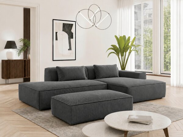 TABURETKA, textil, kompozitné drevo, 105/43/65 cm Livetastic - Kreslá, Online Only