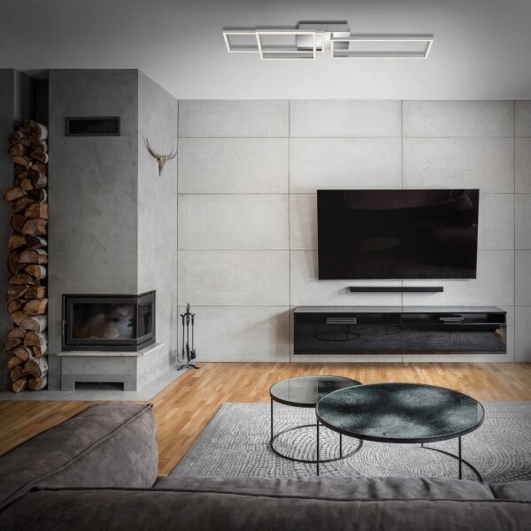 Briloner - LED Stmievateľný prisadený luster FRAME LED/44W/230V