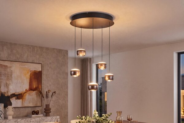 ZÁVESNÉ LED SVIETIDLO, 52,5/180 cm Dieter Knoll - Interiérové svietidlá
