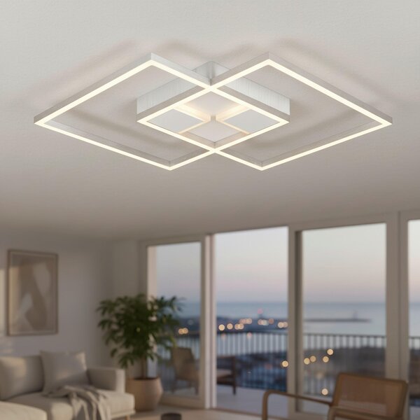 STROPNÉ LED SVIETIDLO, 42/42/4,5 cm Boxxx - Interiérové svietidlá