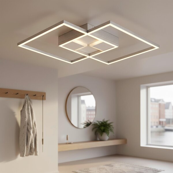 STROPNÉ LED SVIETIDLO, 42/42/4,5 cm Boxxx - Interiérové svietidlá