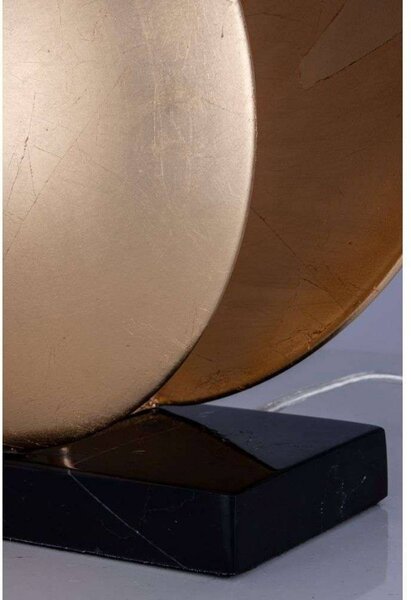 Globen Lighting stolová lampa ORBIT, mosadz, výška 32 cm, Mosadz / zlato, Obývacia izba / jedáleň, kov, Dizajn, Stojacie svietidlo