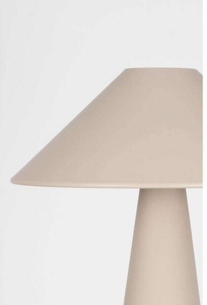 Globen Lighting stolová lampa Cannes, béžová, výška 40 cm, Krémová / jantárovo žltá, Obývacia izba / jedáleň, kov, Škandinávsky, Stojacie svietidlo