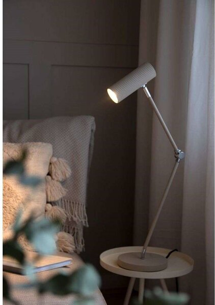 Globen Lighting stolová lampa Hubble READ, béžová, výška 45, Krémová / jantárovo žltá, Obývacia izba / jedáleň, kov, Dizajn, Stojacie svietidlo
