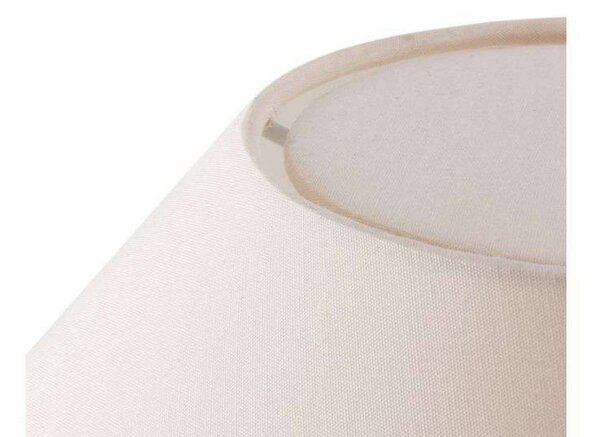 Globen Lighting stolová lampa IRIS, krémová, výška 51 cm, Krémová / jantárovo žltá, Obývacia izba / jedáleň, Textil / látka / hodváb, Vintage, Stojacie svietidlo