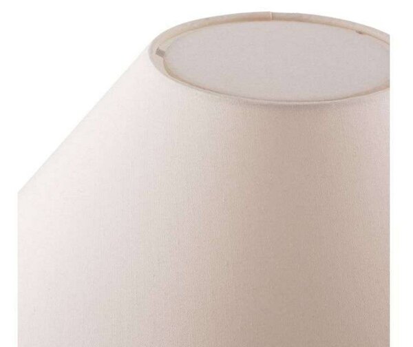 Globen Lighting stolová lampa IRIS, krémová, výška 39 cm, Krémová / jantárovo žltá, Obývacia izba / jedáleň, Textil / látka / hodváb, Vintage, Stojacie svietidlo