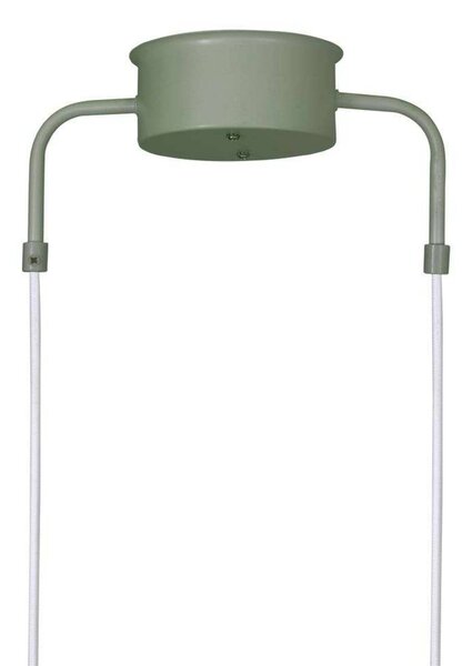 Globen Lighting závesné svietidlo CURVE 5, zelené, 5-pl., 165 cm, Zelená, Obývacia izba / jedáleň, kov, Vintage, Závesné svietidlo