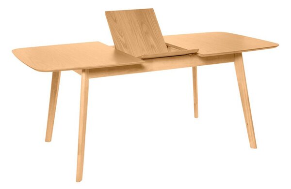 MUZZA Rozkladací stôl kennan 120 (150) x 80 cm prírodný