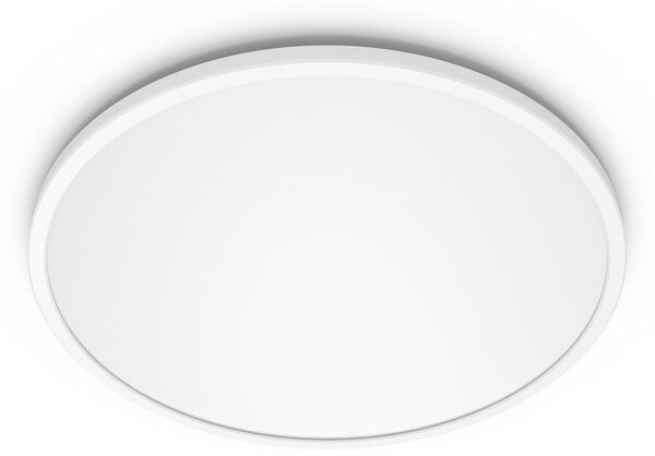Stropné Lampa Philips, Superslim, stmievateľné, Biela, Kúpeľňa, Kov