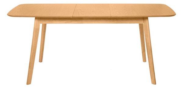 MUZZA Rozkladací stôl kennan 120 (150) x 80 cm prírodný