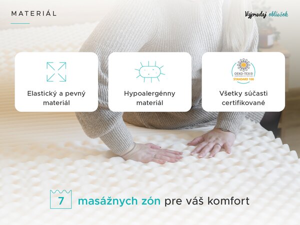 Kokosový matrac COCO MAXI 20 cm 90 x 200 cm Ochrana matraca: BEZ chrániče matraca