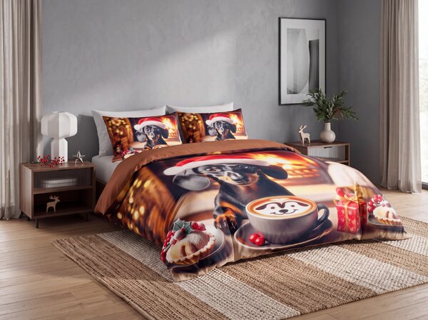 3D flanelové obliečky z mikrovlákna WARM WOOFS farebné + obliečka na vankúšik 40x50 cm zdarma Rozmer obliečky: 70 x 90 cm | 140 x 200 cm