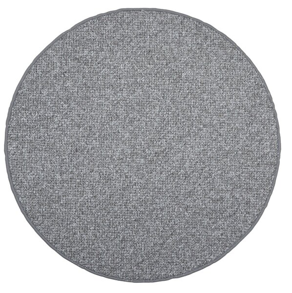 Vopi koberce Kusový koberec Wellington sivý kruh - 200x200 (priemer) kruh cm